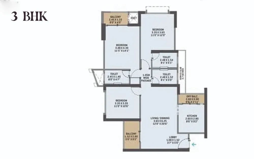 3 BHK
