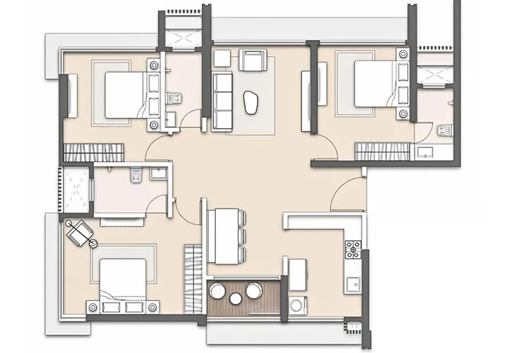 3 BHK