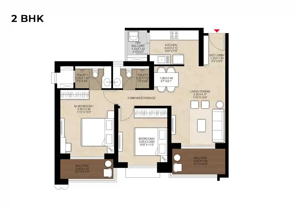 2 BHK