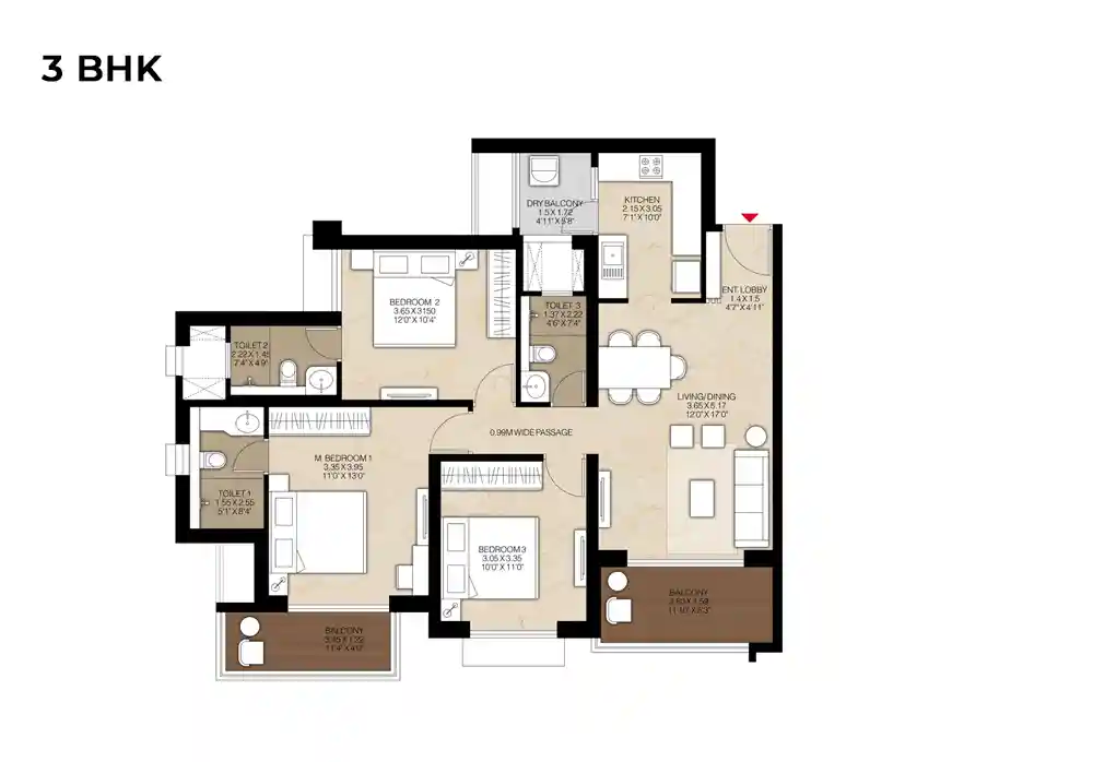 3 BHK